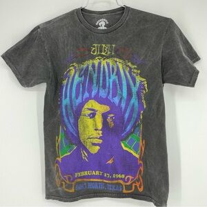 JIMI HENDRIX FORT WORTH, TX 1968 VINTAGE WASHED T-SHIRT SZ small